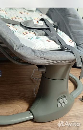 Детские электрокачели шезлонг