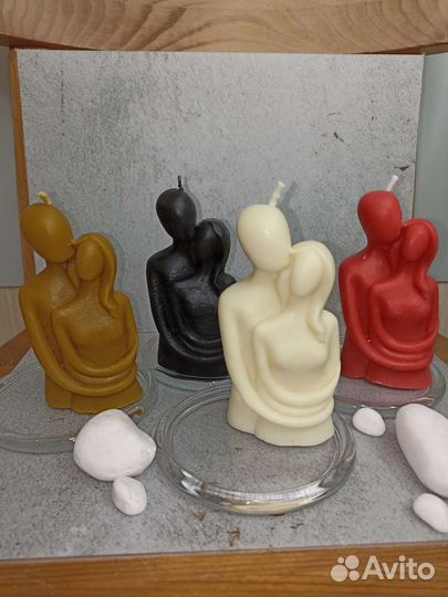 Свечи из натурального воска ручной работы