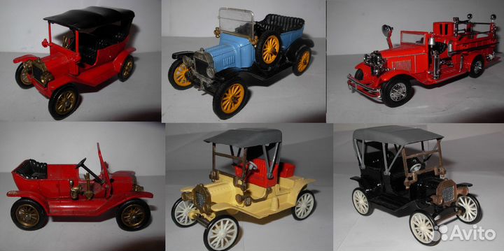 1/43 модели USA Ford Cadillac Lincoln и др. до 45г