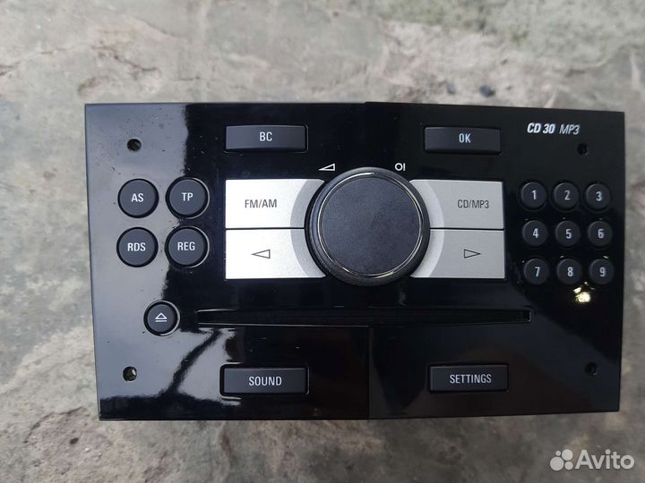 Штатная магнитола на opel астра h