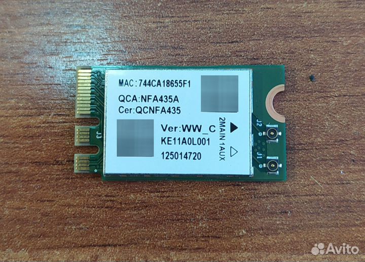 Адаптер WiFi Atheros qcnfa435 (M.2, N, A