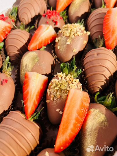 Клубника в настоящем шоколаде