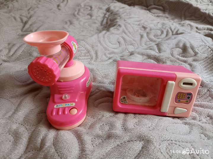 Микроволновка и мясорубка игрушки