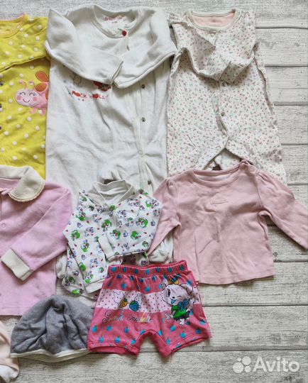 Одежда для девочки пакетом р. 62-80