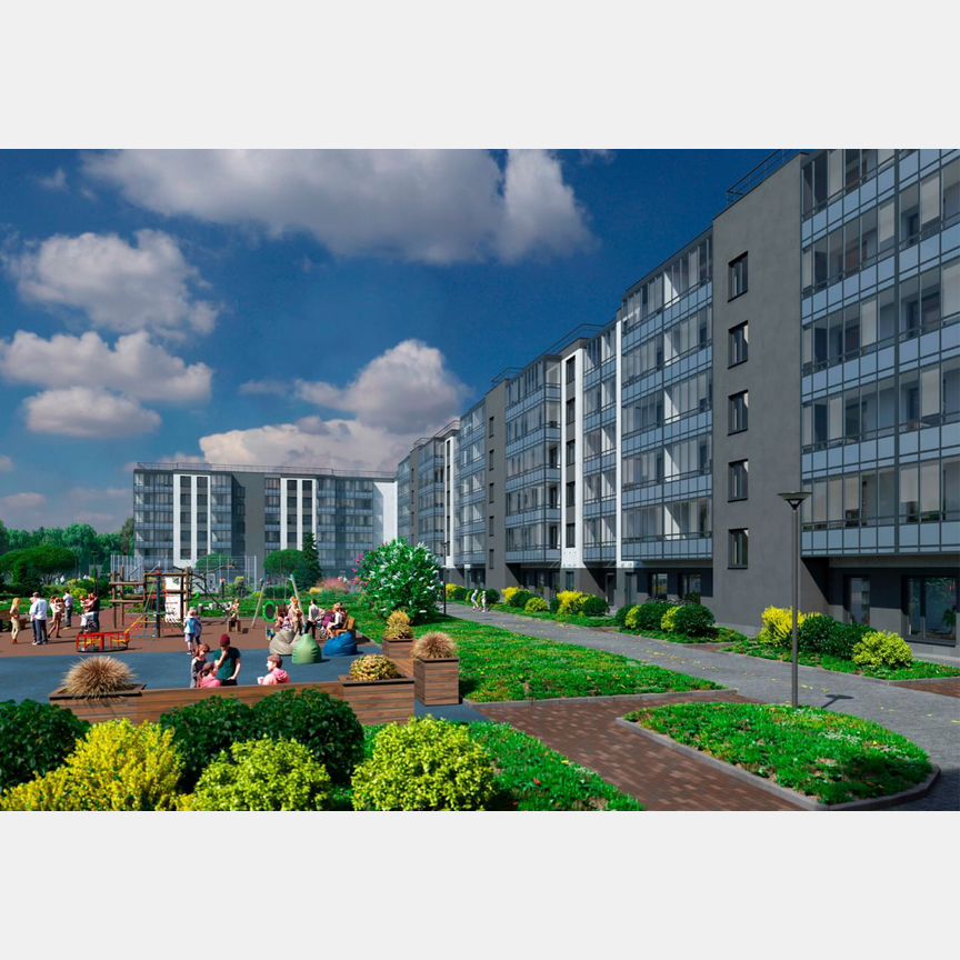 1-к. квартира, 46 м², 6/6 эт.