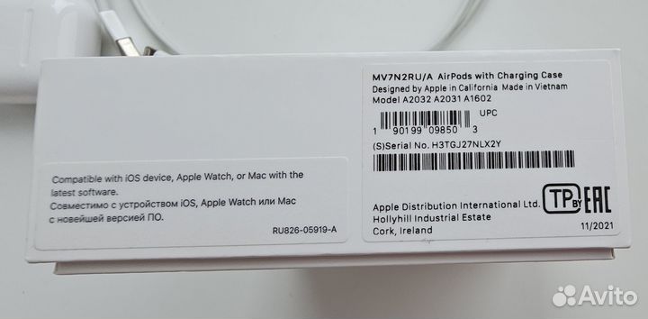 Apple Airpods 2 оригинал