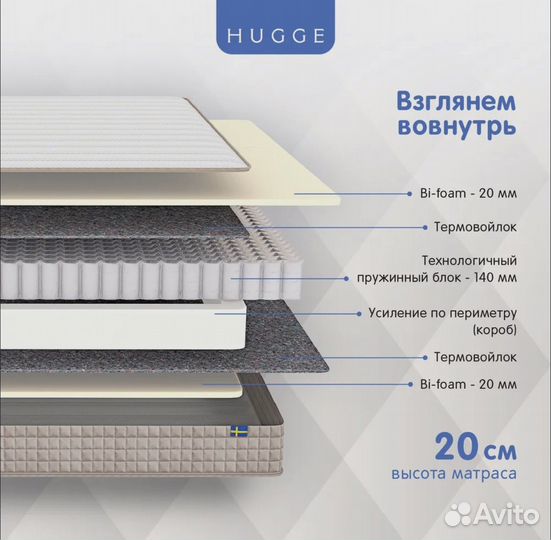 Матрас 160х200