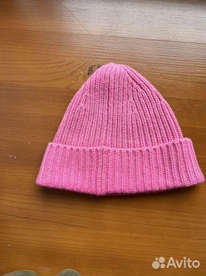 Шапка 3-5 лет acne studios розовая