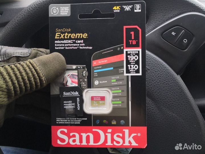 Карта памяти MicroSD Sandisk Extreme 1TB