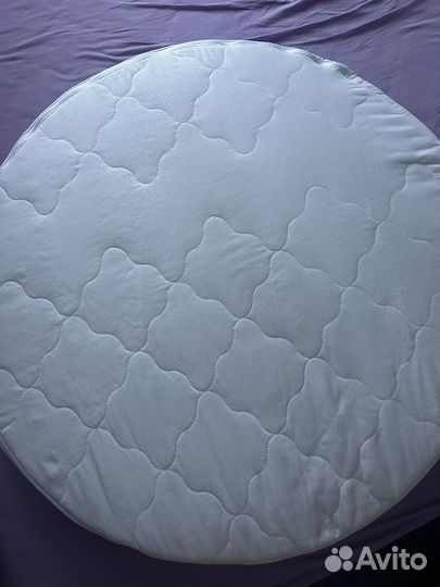Матрас в круглую кроватку