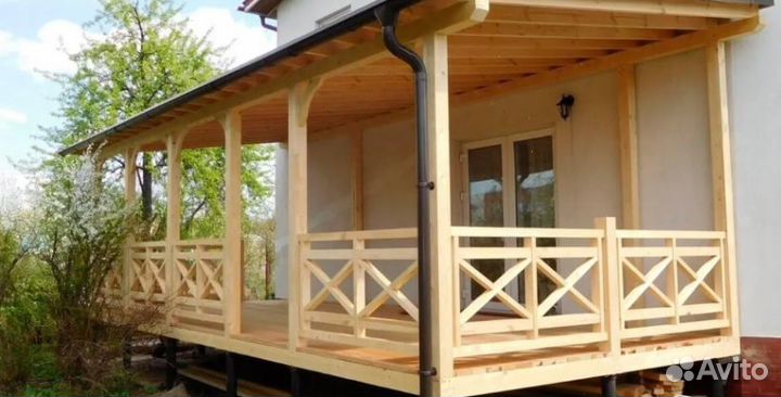 Строительство террас, веранд, беседок, пристроек