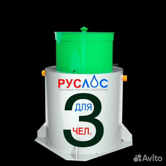 Станция биологической очистки Септик руслос