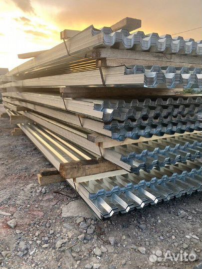 Профлист С21 Цинк 0.35мм 6м