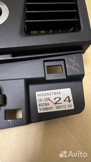 Рамка магнитолы Mitsubishi Lancer 8002A378XA