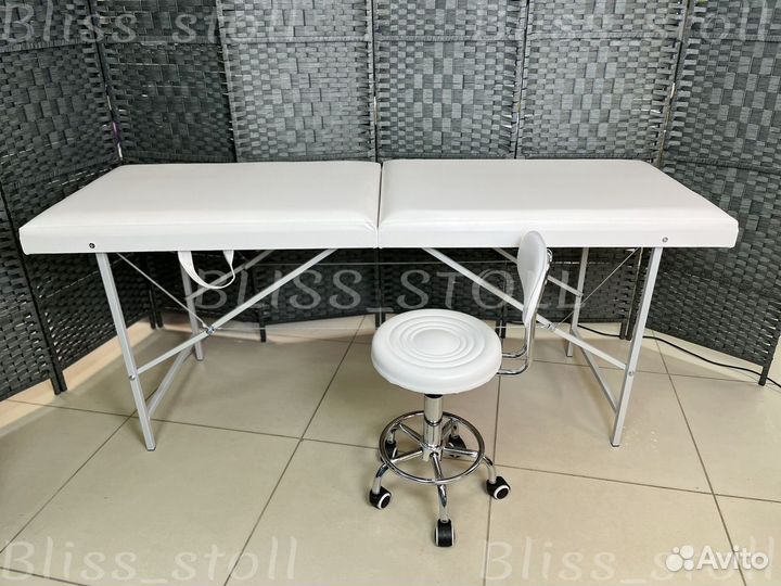 Кушетка и стул мастера со спинкой