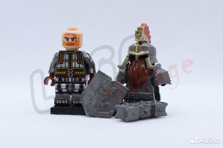 Lego Властелин Колец гномы Железных Холмов Даин