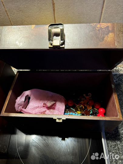 Сундук деревянный большой шкатулки
