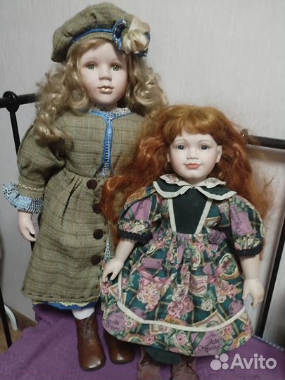 Фарфоровые куклы 10 штук