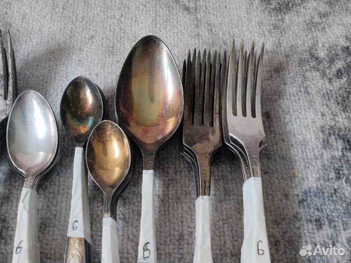 Столовые приборы мельхиор СССР
