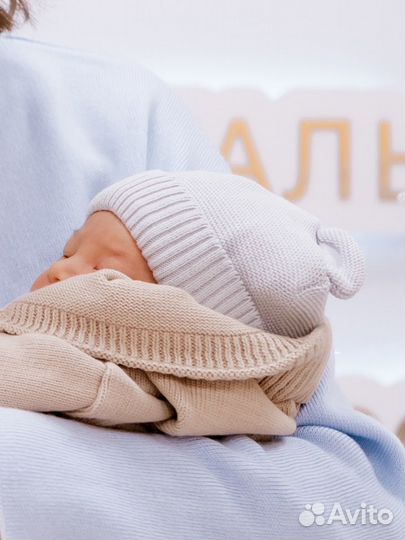 Шапка для новорожденного 36