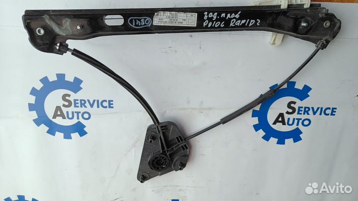 Volkswagen Polo 6 20- Стеклоподъемник правый задни