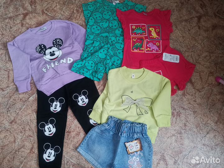 Новые Вещи пакетом-для девочки :98