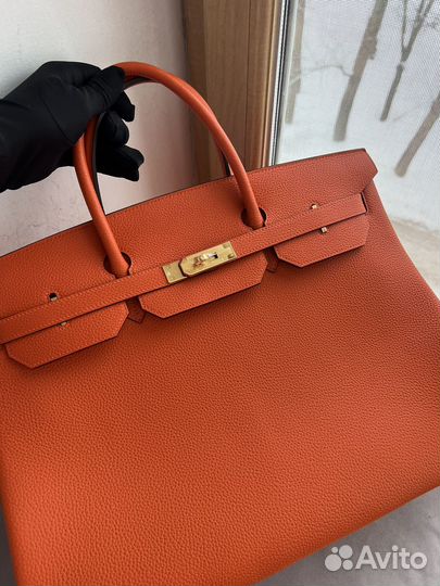 Сумка Hermes Birkin 40 orange togo