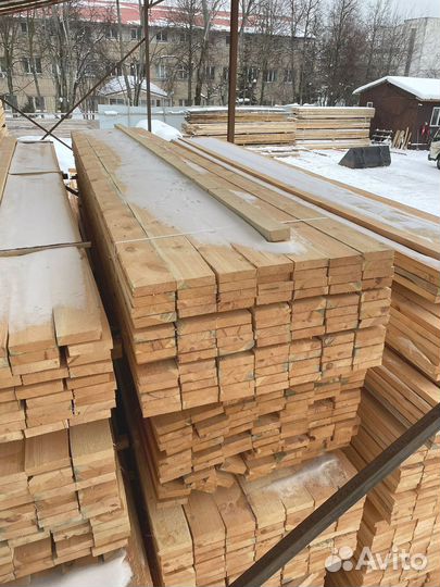 Доска обрезная 25х100х6000мм ГОСТ