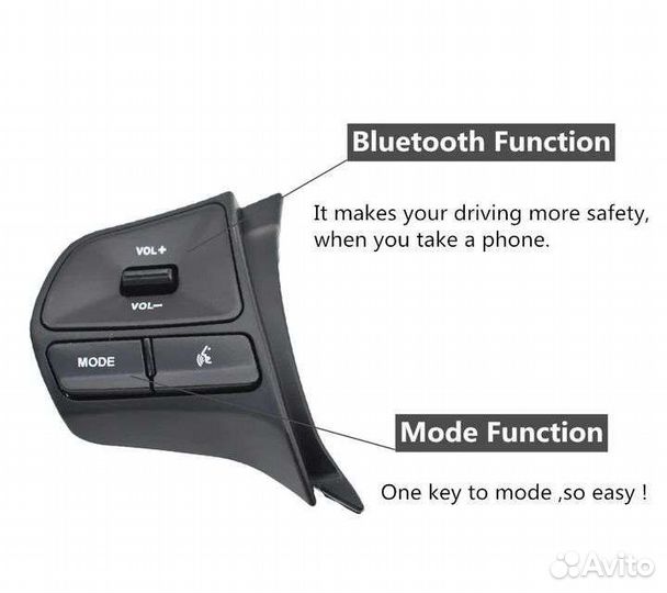 Кнопки для руля kia Rio k2 киа Рио 2