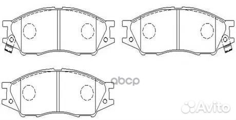 Колодки торм.пер. HP8371 HSB