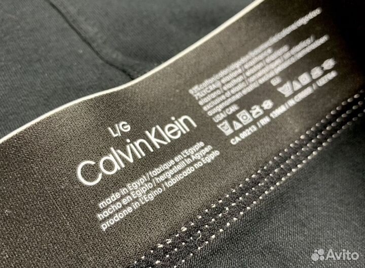 Трусы мужские черные calvin klein