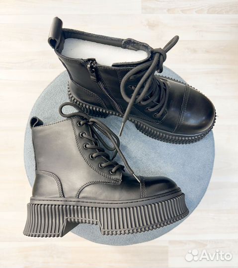 Ботинки весна натуральная кожа новые