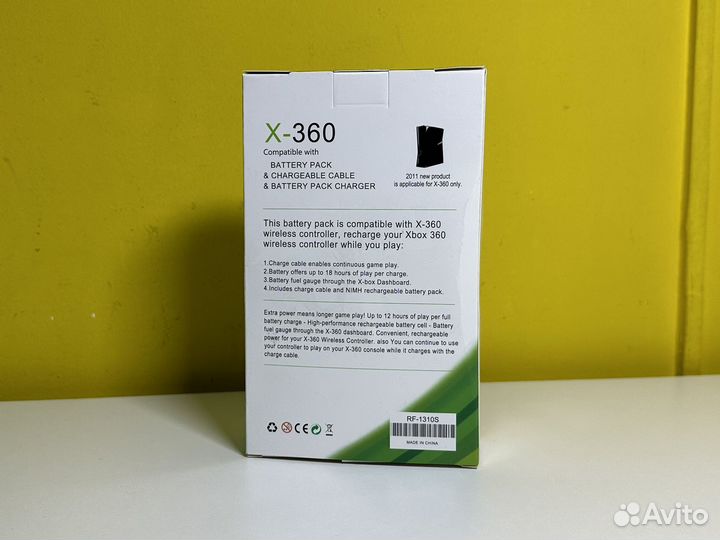 Аккумуляторы для геймпада Xbox 360