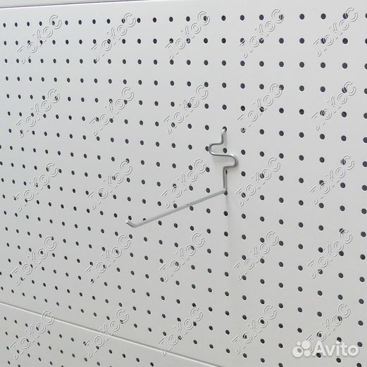 Крючок для перфорированной панели одинарный L200