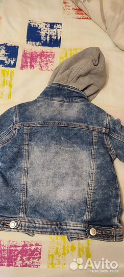 Джинсовая куртка детская