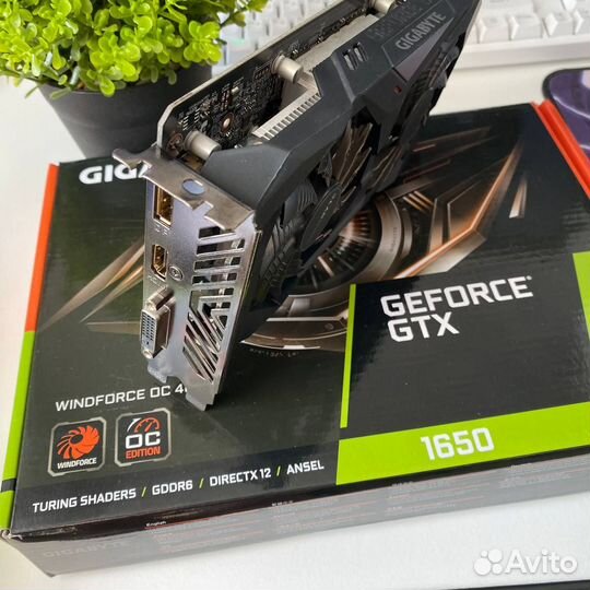 Видеокарта GTX 1650 gddr6