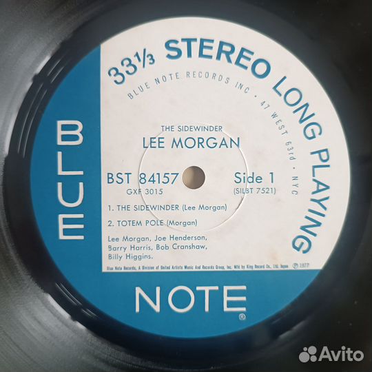 LEE morgan THE sidewinder GXF 3015 japan LP