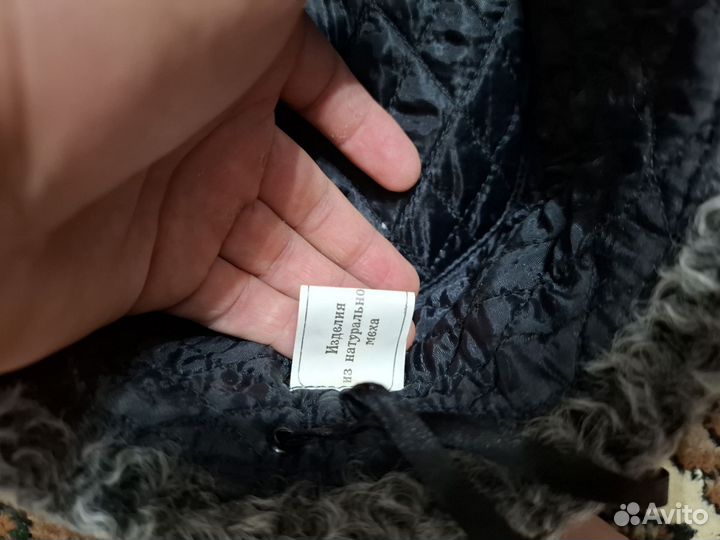 Шапка из натурального каракуля