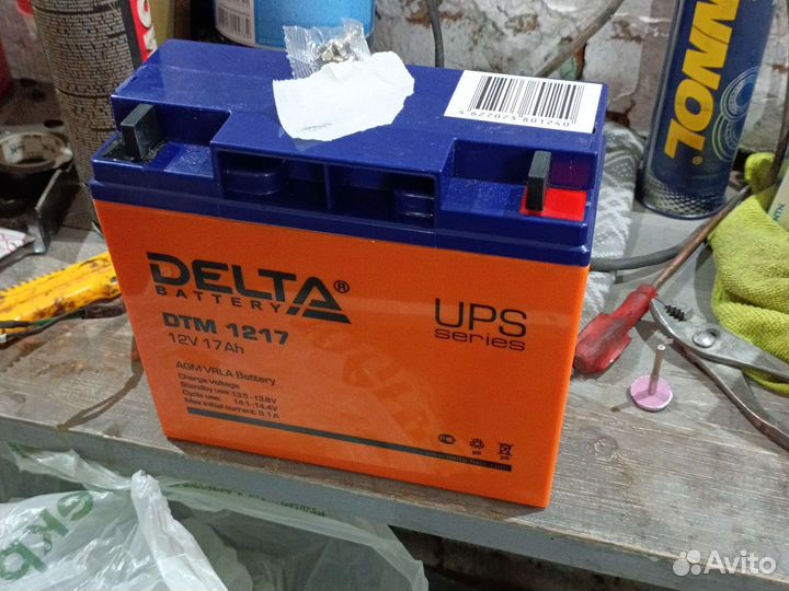 Аккумулятор Дельта dtm 1217
