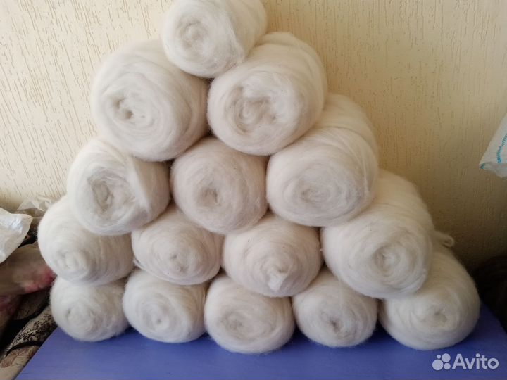 Новый начес овечей шерсти