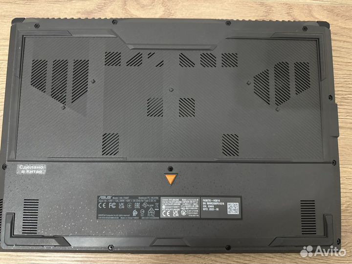 Игровой Ноутбук asus TUF Gaming A15 nVidia 4070