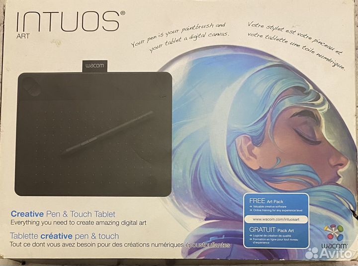 Графический планшет wacom intuos art Black PTM