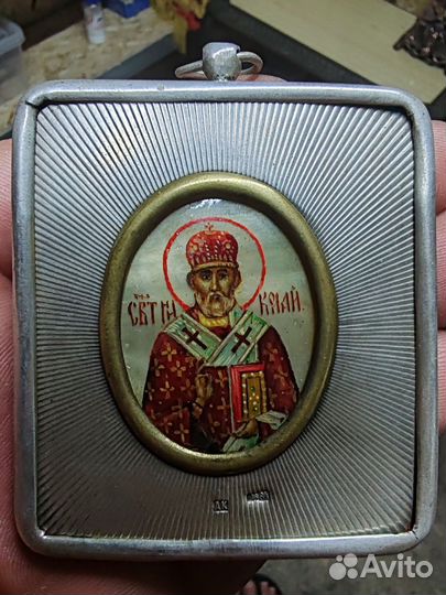 Икона серебро 84 проба