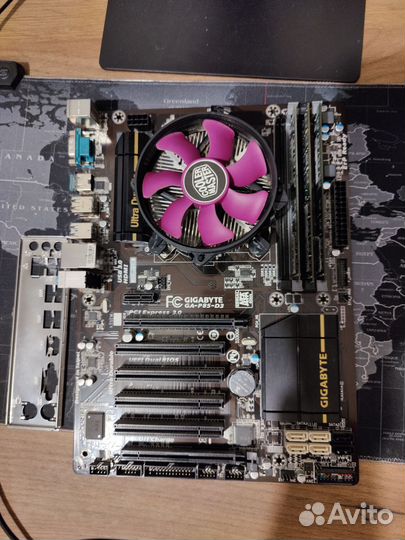 Комплект Intel i7-4770, gigabyte ga-p85-d3, 16gb