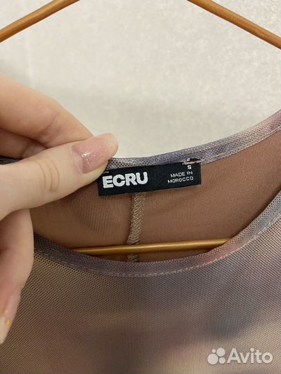 Платье ecru