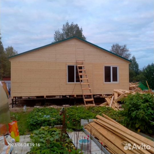 Каркасные дом 9х8м утеплённый вариант