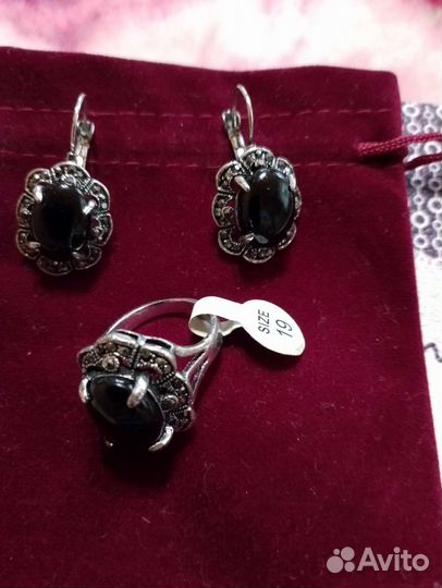 Серебряные серьги горным хрусталем