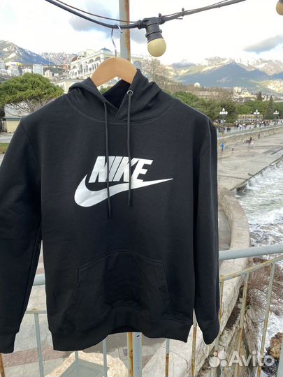 Худи черное nike unisex