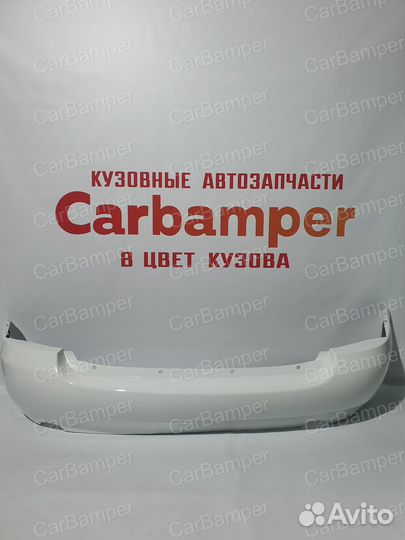Бампер задний Калина 1 седан в цвет Белый