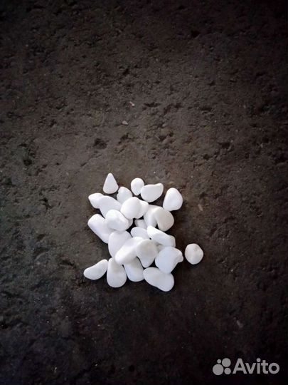 Галька белая 3-4см